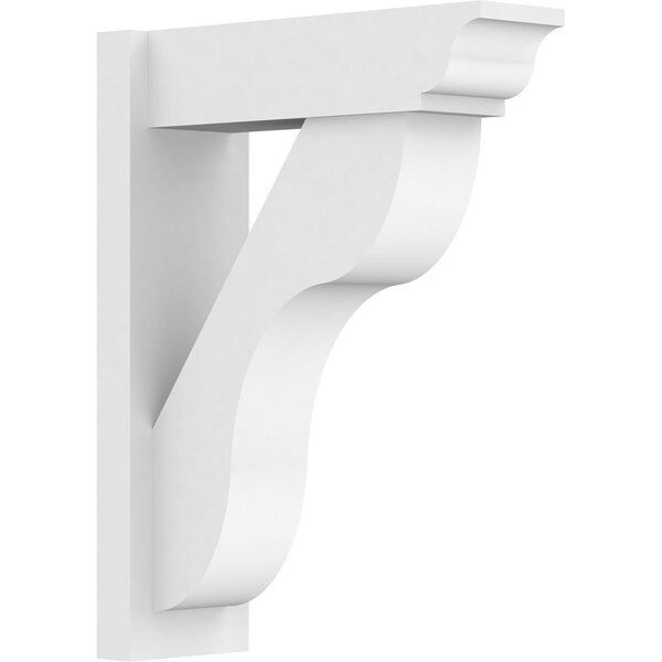Ekena Millwork Carmel Architectural Grade PVC Outlooker with Traditional Ends, 7"W X 20"D X 26"H OUTP07X20X26CAR01 - main